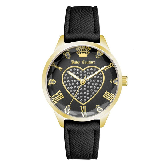 Juicy Couture Black Plastic Dress Watch 1728,67434610848,Accessories,Black,Dress Watches - Watches - Accessories,Juicy Couture,New with tags,Watches - Accessories,Women