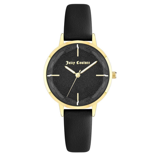 Juicy Couture Black Plastic Dress Watch 1728,67434610848,Accessories,Black,Dress Watches - Watches - Accessories,Juicy Couture,New with tags,Watches - Accessories,Women