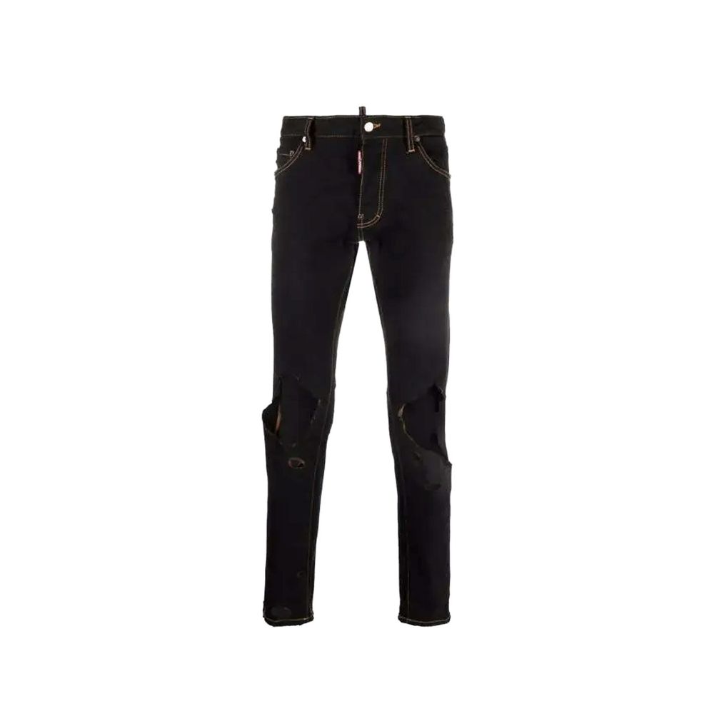 Dsquared² Black Cotton Jeans Denim 1728,48 | M,75611013280,Black,Clothing,Dsquared²,IT52 | XL,Jeans Denim - Clothing,Men,New with tags