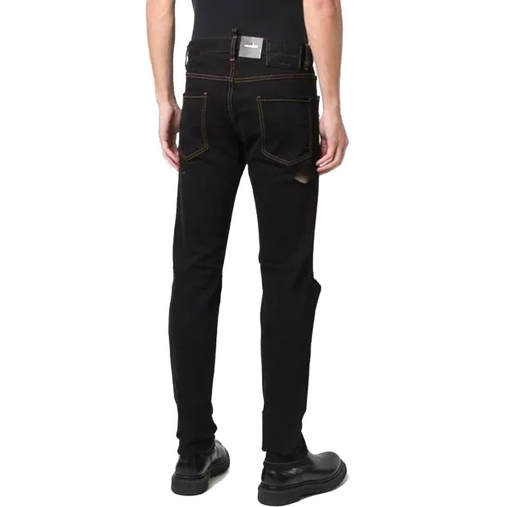 Dsquared² Black Cotton Jeans Denim 1728,48 | M,75611013280,Black,Clothing,Dsquared²,IT52 | XL,Jeans Denim - Clothing,Men,New with tags