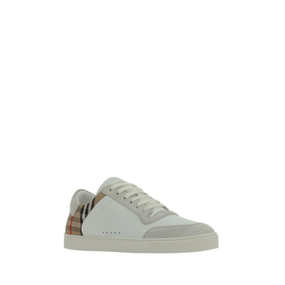 Burberry White Rubber Sneakers