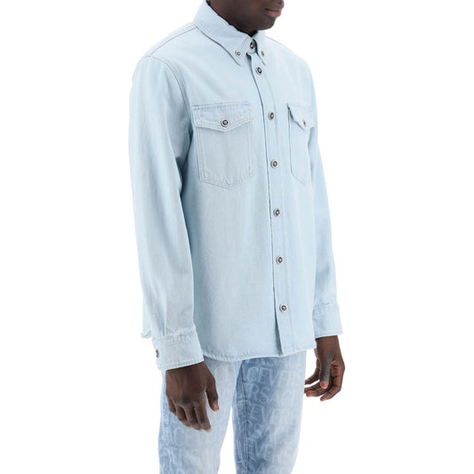 Versace "medusa denim shirt Shirts Versace