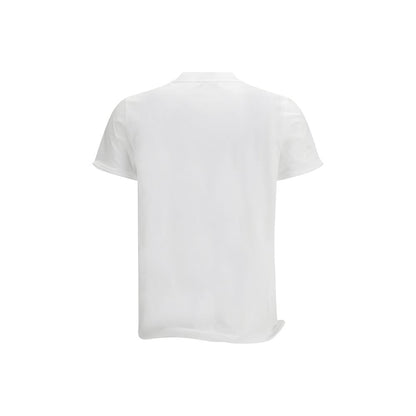 Prada White Cotton T-Shirt 1728,72470364320,Clothing,Men,New with tags,Prada,S,T-Shirts - Clothing,White