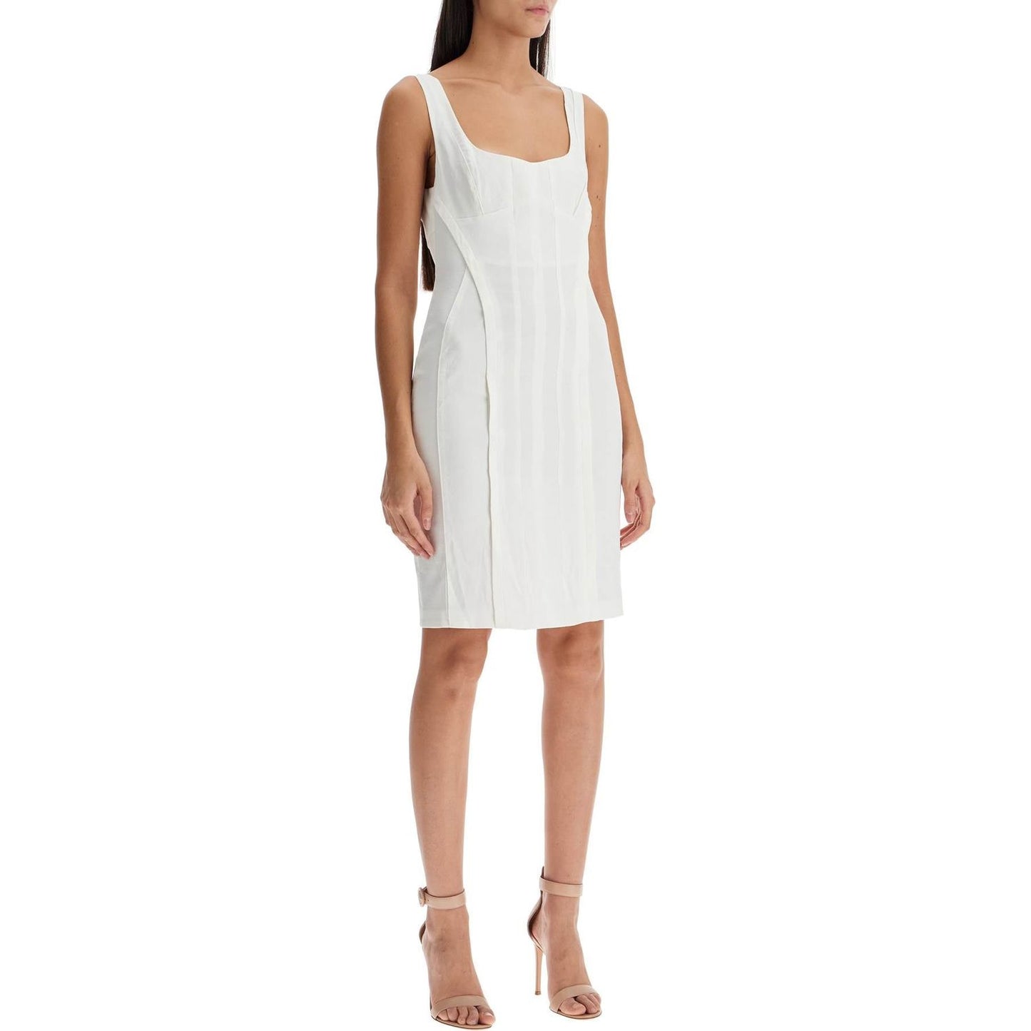 Pinko sleeveless linen 'al Dresses Pinko