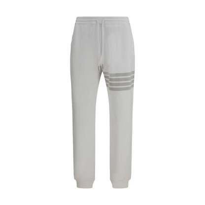 Thom Browne White Cotton Joggers (Workout Pants) 1728,2,3,72470364320,Clothing,Joggers (workout pants) - Sportswear - Clothing,Men,New with tags,Sportswear - Clothing,Thom Browne,White