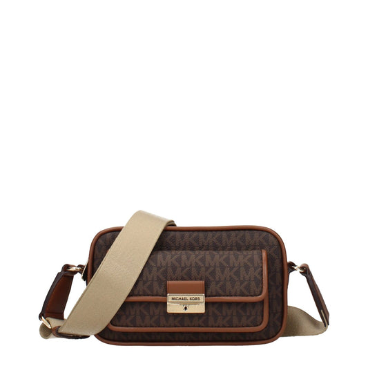 Michael Kors Brown Fabric Crossbody Bag 1728,75667636384,Bags,Brown,Crossbody Bags - Bags,Michael Kors,New with tags,Women