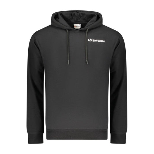Superga Black Cotton Sweatshirt