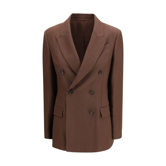 Brunello Cucinelli Brown Linen Blazer 1728,72470364320,Blazers - Suits & Blazers - Clothing,Brown,Brunello Cucinelli,Clothing,IT40 | M,IT42 | L,IT44 | L,New with tags,Suits & Blazers - Clothing,Women