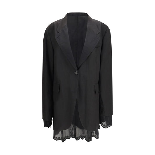Our Legacy Black Linen Blazer 1728,72470364320,Black,Blazers - Suits & Blazers - Clothing,Clothing,IT40 | M,New with tags,Our Legacy,Suits & Blazers - Clothing,Women