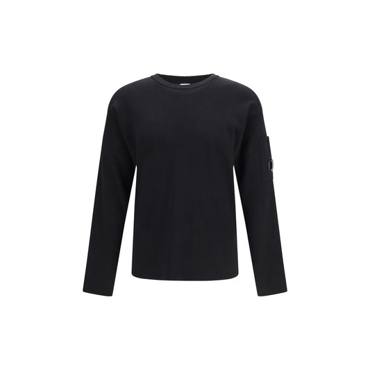 C.P. Company Black Cotton Sweatshirt 1728,72470364320,Black,C.P. Company,Clothing,L,Men,New with tags,Sweaters - Clothing,Sweatshirts - Sweaters - Clothing