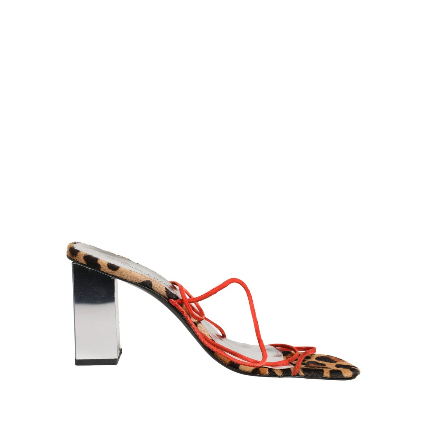 Dolce & Gabbana Multicolor Leather Block Heels Sandals Shoes