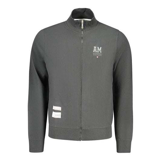 Accademia Militare Black Cotton Sweatshirt 1728,3XL,67403481248,Accademia Militare,Black,Clothing,L,M,Men,New with tags,S,Sweaters - Clothing,Sweatshirts - Sweaters - Clothing,XL,XXL