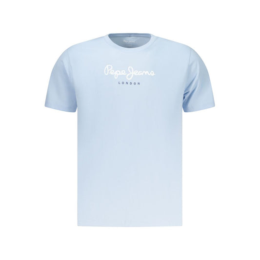 Pepe Jeans Blue Cotton Sportswear 1728,67403481248,Blue,Clothing,L,M,Men,New with tags,Pepe Jeans,S,Sportswear - Clothing,T-Shirts - Clothing,T-Shirts - Sportswear - Clothing,XL,XXL
