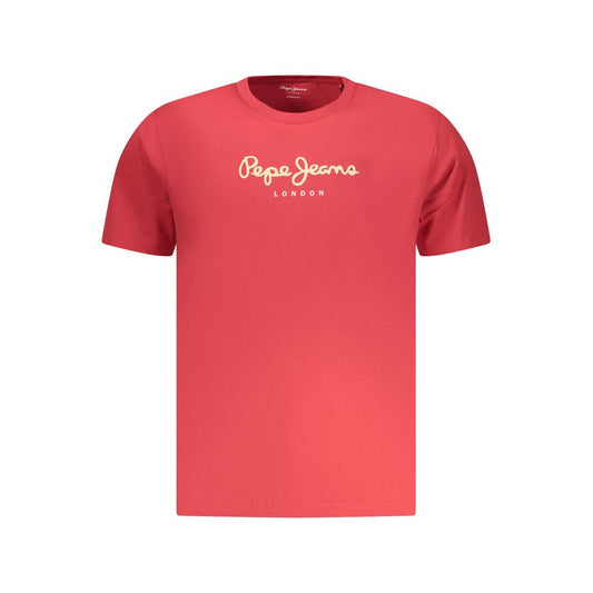 Pepe Jeans Rosso Cotton Men T-Shirt 1728,67403481248,Clothing,L,M,Men,New with tags,Pepe Jeans,Red,S,T-Shirts - Clothing,XL,XXL