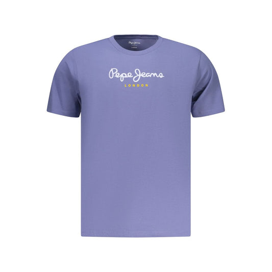 Pepe Jeans Blue Cotton T-Shirt 1728,67403481248,Blue,Clothing,L,M,Men,New with tags,Pepe Jeans,S,T-Shirts - Clothing,XL,XXL