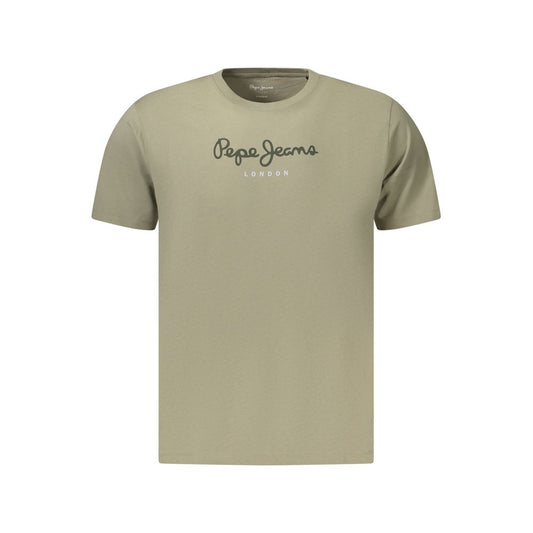 Pepe Jeans Verde Cotton Men T-Shirt 1728,67403481248,Clothing,Green,L,M,Men,New with tags,Pepe Jeans,S,T-Shirts - Clothing,XL,XXL