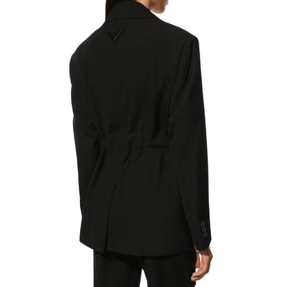 Prada Black Wool Coat