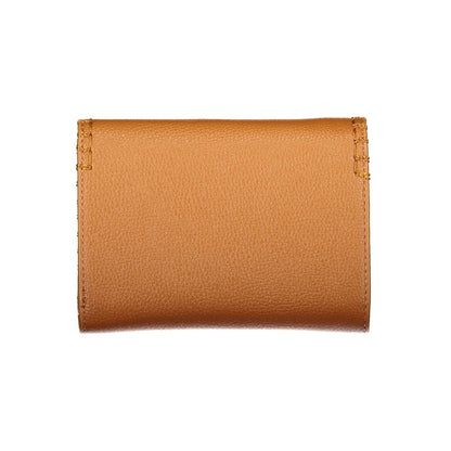 Mario Valentino Brown Polyurethane Womens Wallet