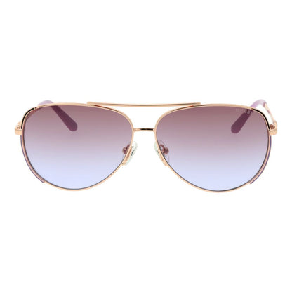 Guess Rose Gold Metal Sunglasses