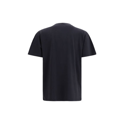 Ganni Black Cotton T-Shirt