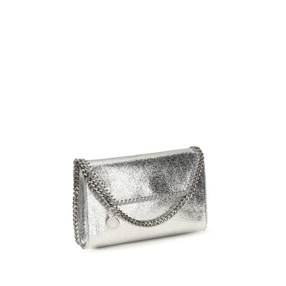 Stella McCartney Silver Polyester Shoulder Bag