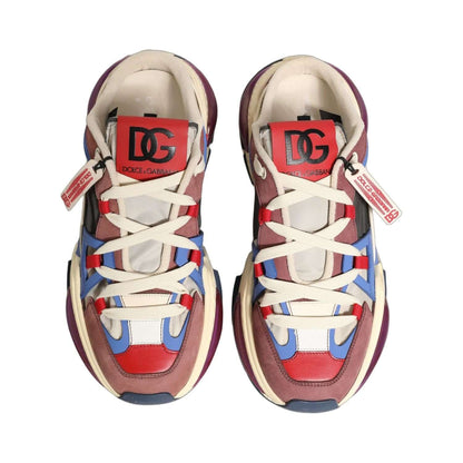 Dolce & Gabbana Multicolor Low Top Airmaster Sneakers Shoes