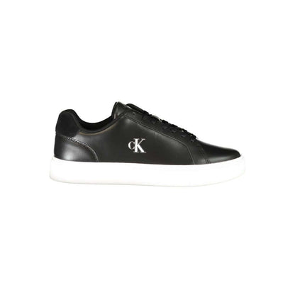 Calvin Klein Black Polyurethane Men's Sneaker