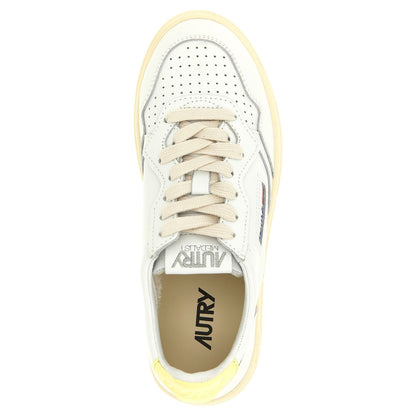 Autry Bicolor Cowhide Low Top Sneakers