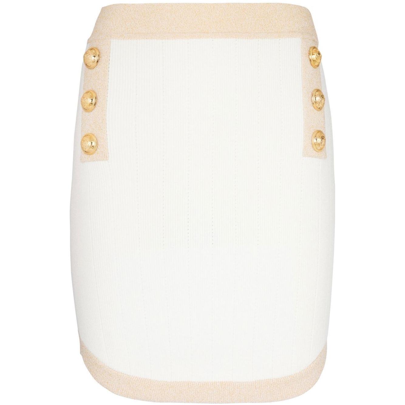 Balmain  knitted skirt Beige Skirts Balmain