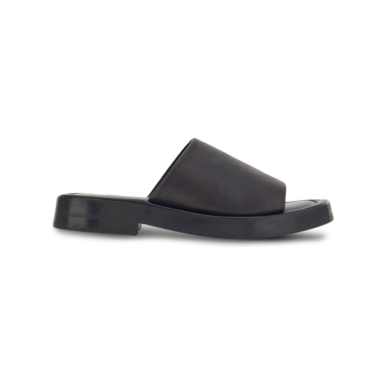 Ferragamo crossover-strap leather slides Sandals Black Sandals Ferragamo