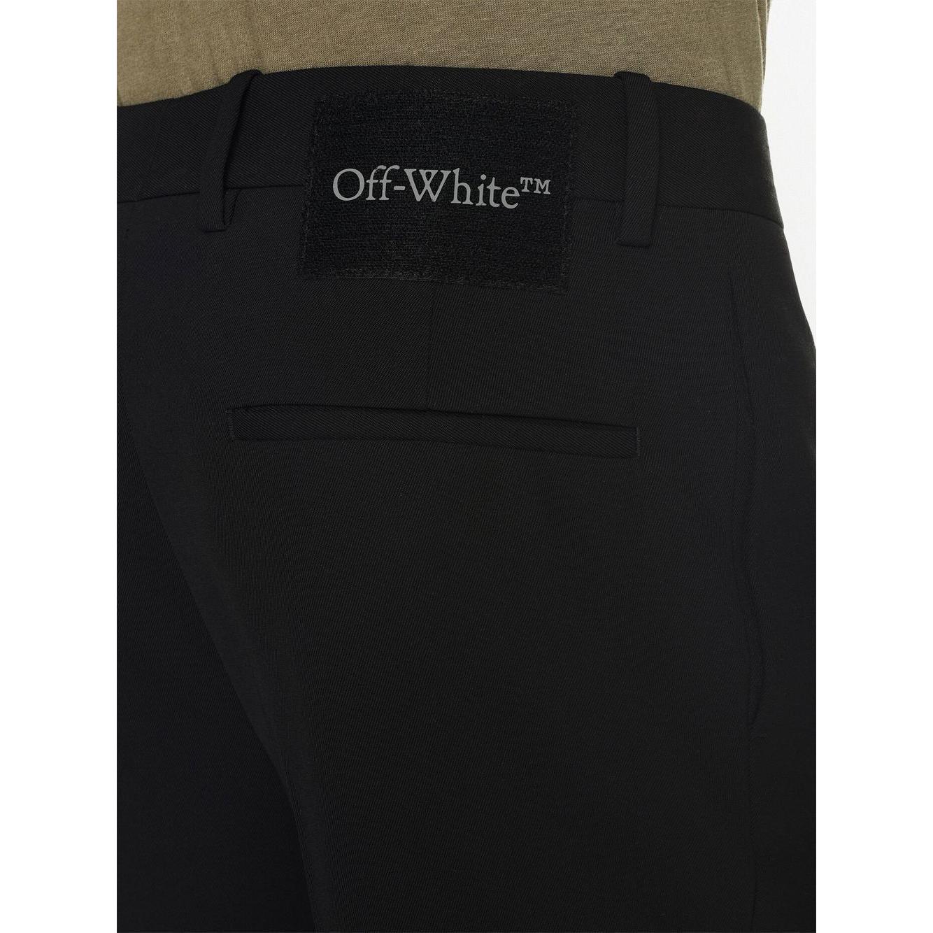 Off-White Trousers Black Trousers Off White