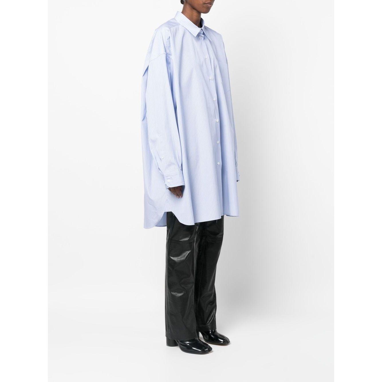 Maison Margiela Shirts Clear Blue Shirts Maison Margiela