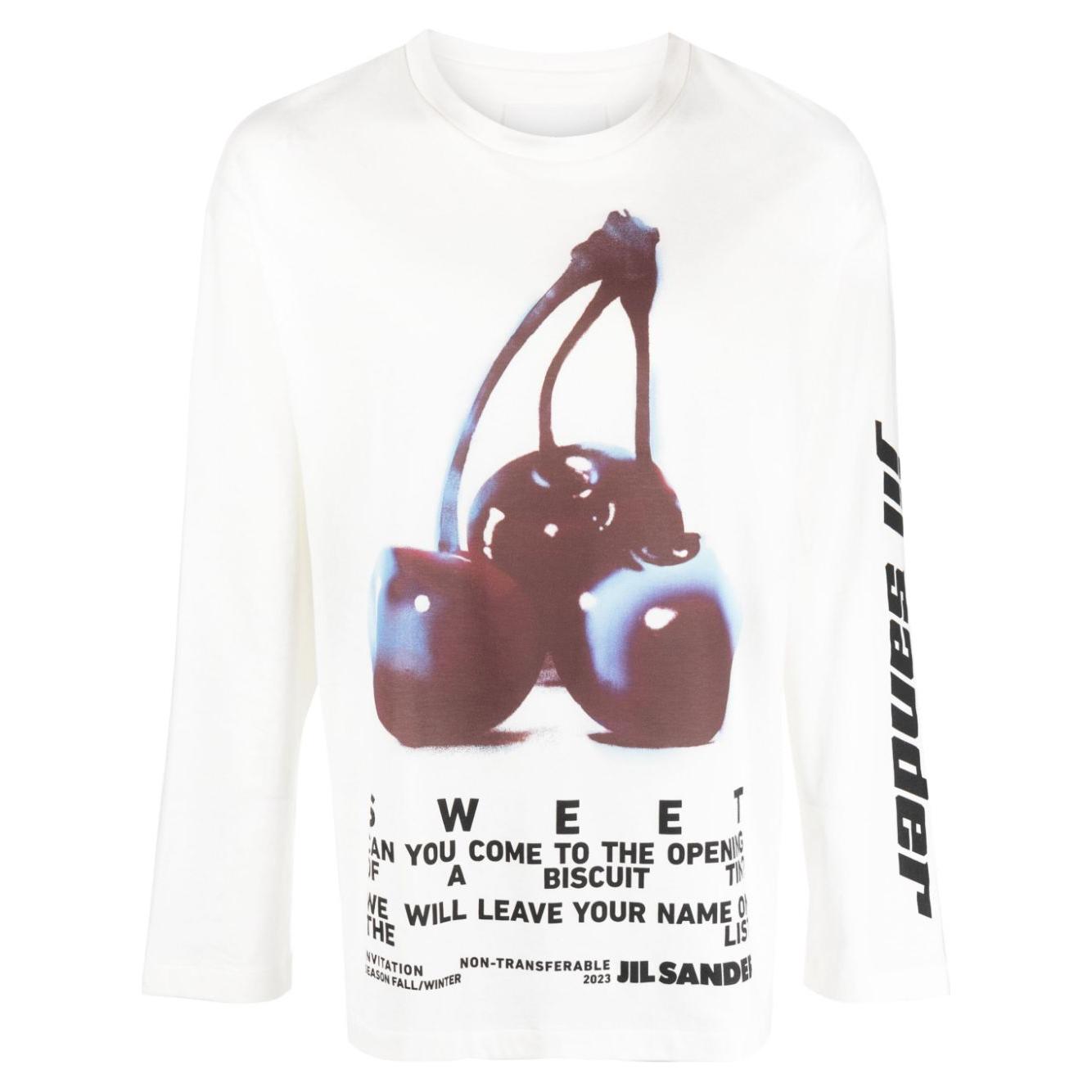 JIL SANDER FASHION T-shirts and Polos White Topwear Jil Sander Fashion