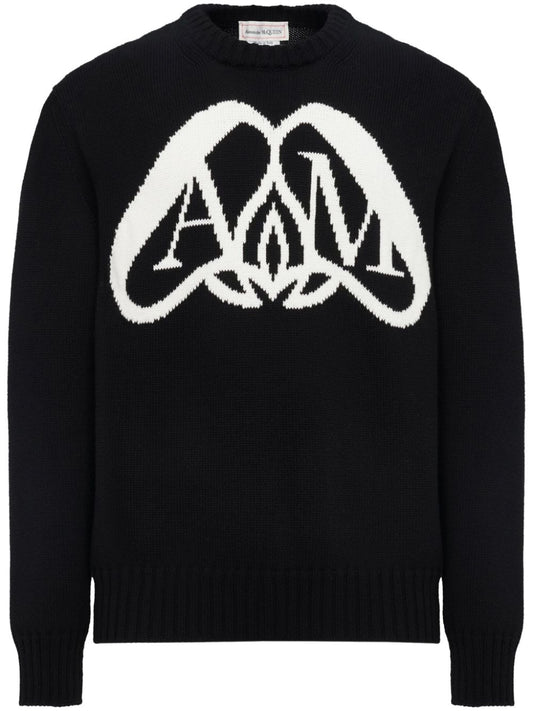 Alexander McQueen Sweaters Black Topwear Alexander Mcqueen