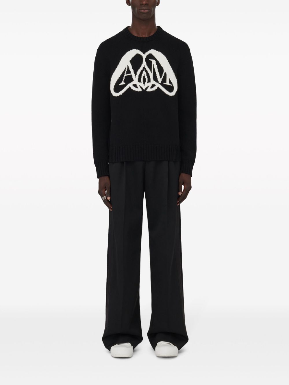 Alexander McQueen Sweaters Black Topwear Alexander Mcqueen