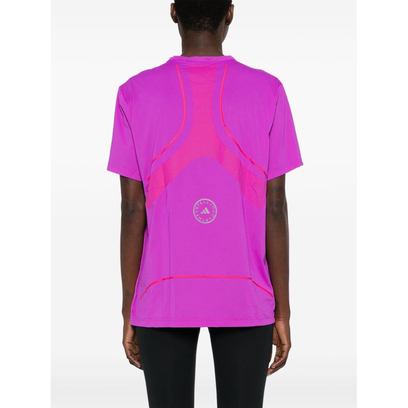 Adidas By Stella McCartney T-shirts and Polos Fuchsia Topwear Adidas By Stella Mccartney