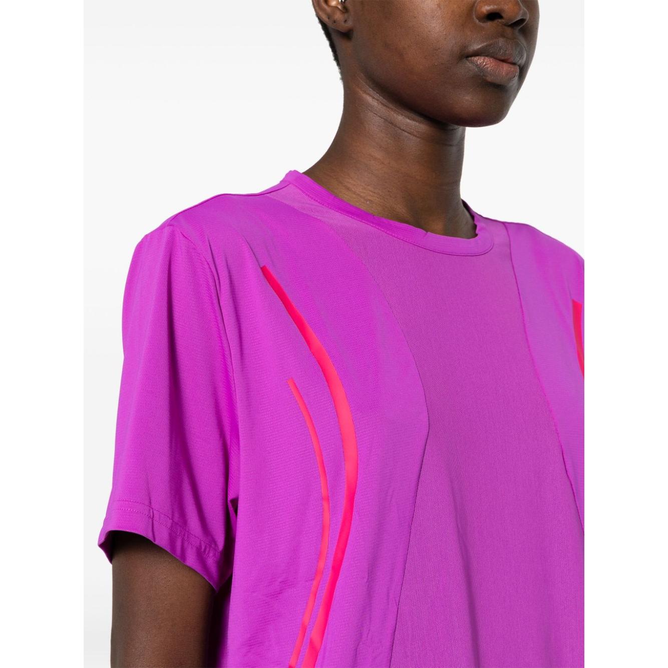 Adidas By Stella McCartney T-shirts and Polos Fuchsia Topwear Adidas By Stella Mccartney