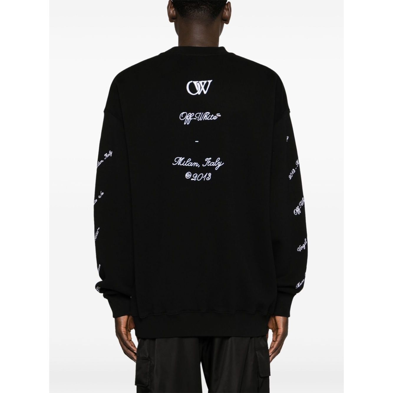 Off White Sweaters Black Topwear Off White