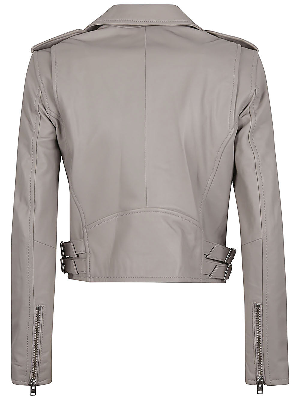 Iro Ashville leather biker jacket Grey Jackets Iro