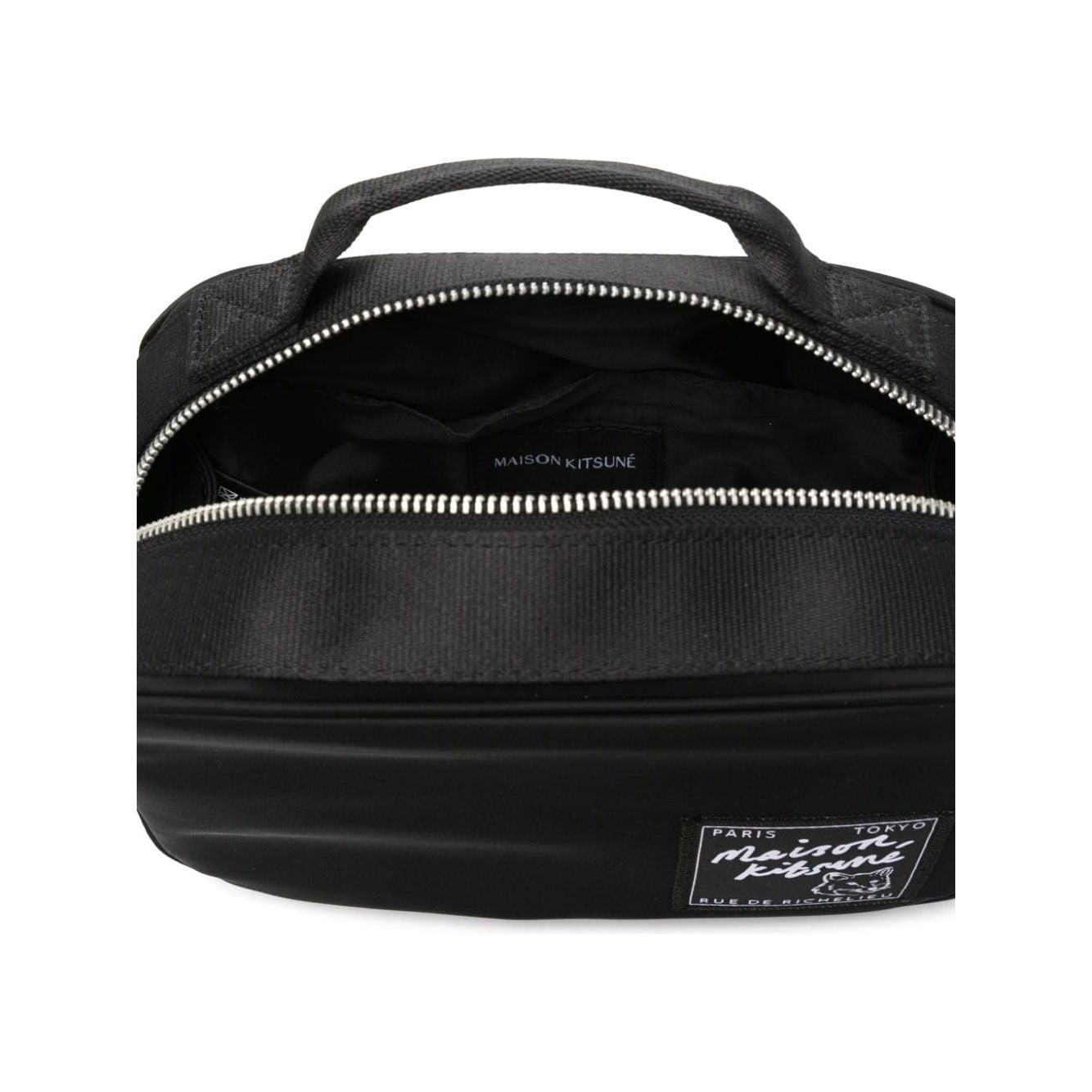 MAISON KITSUNE nylon black belt Bag Belt bags Maison Kitsune'