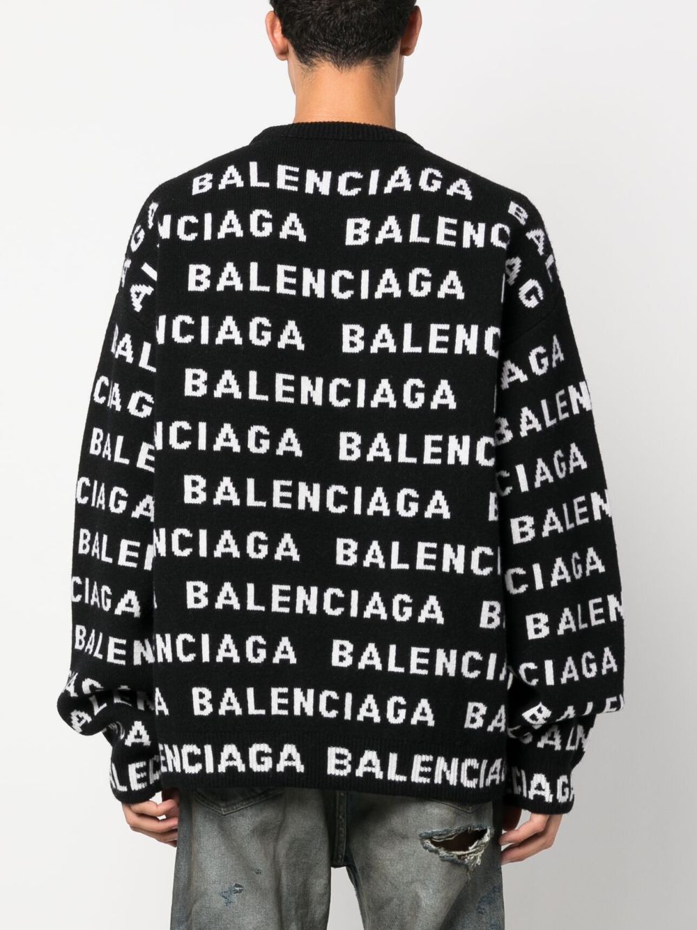 Balenciaga Sweaters Black Topwear Balenciaga