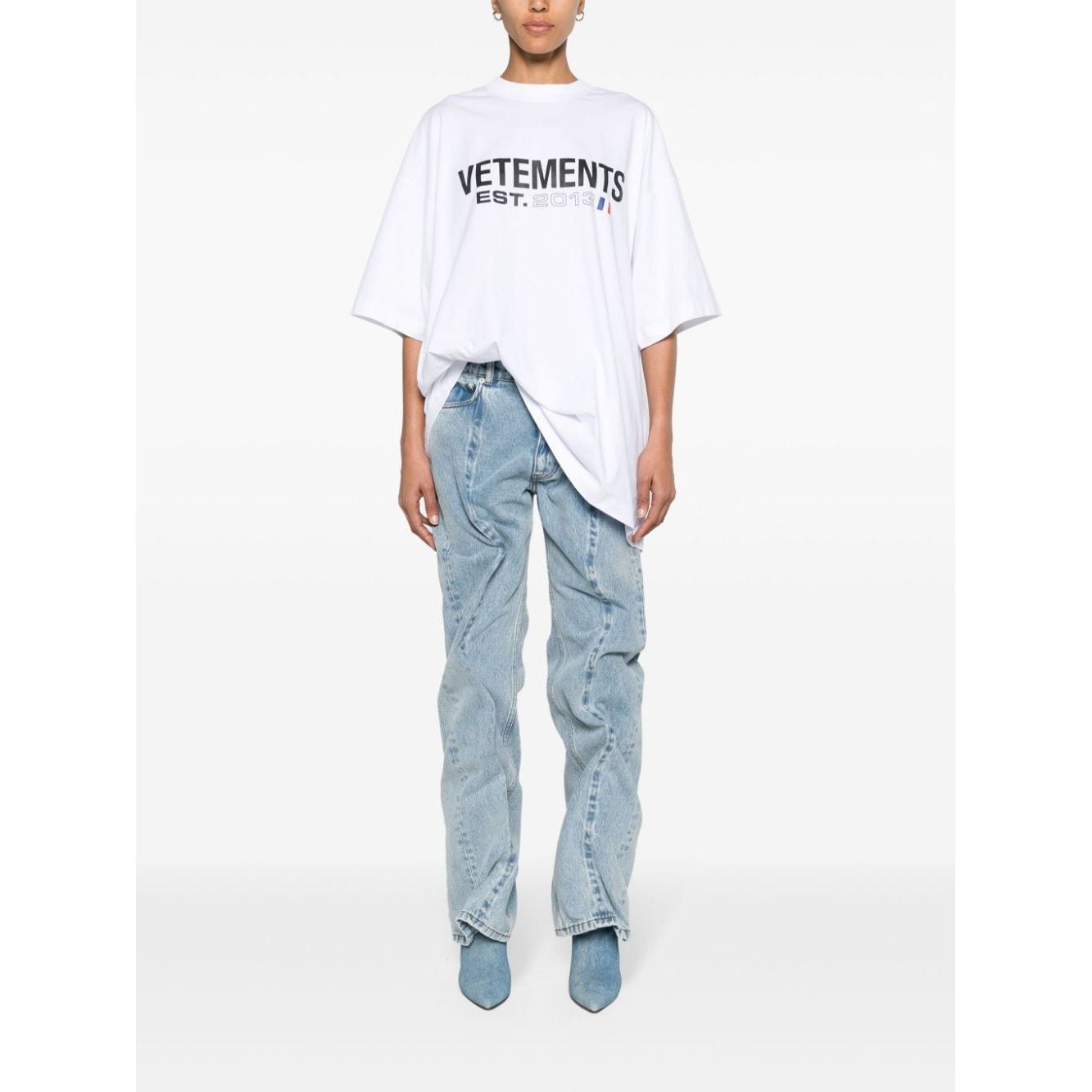 Vetements T-shirts and Polos White