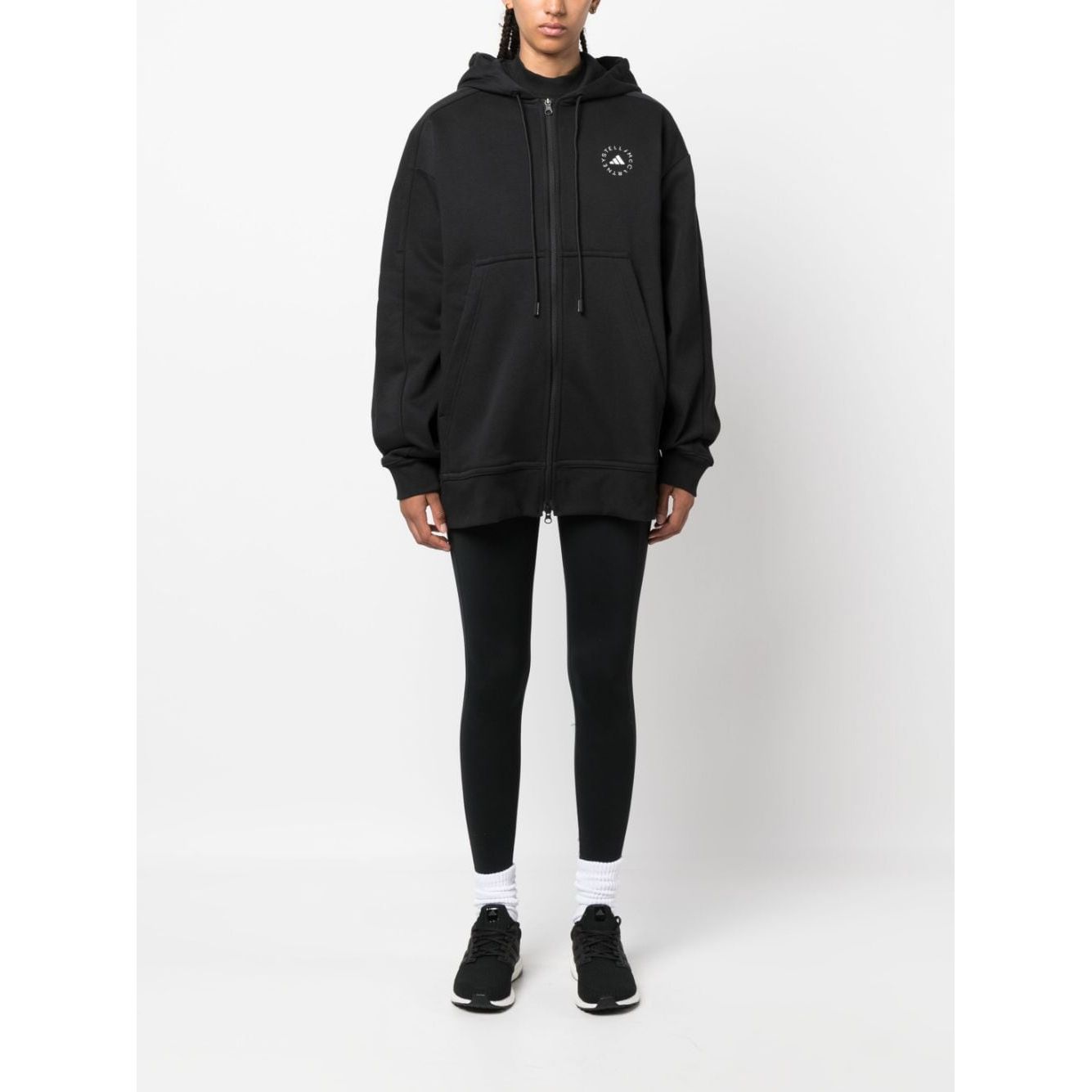 Adidas By Stella McCartney  stretch organic cotton Sweaters Black Topwear Adidas By Stella Mccartney