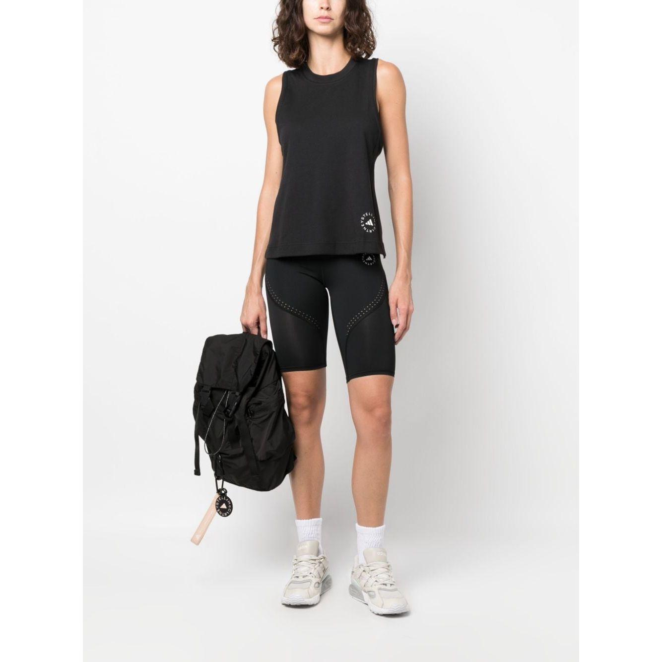 Adidas By Stella McCartney Top Black Topwear Adidas By Stella McCartney