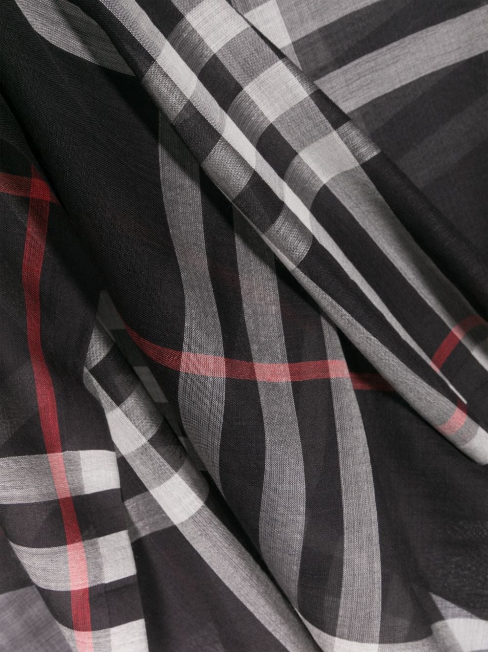 Burberry Scarf wool-silk blend check pattern Scarves Hats & Gloves Burberry