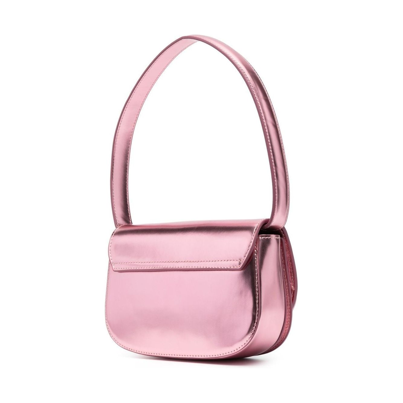 Diesel 1DR metallic pink shoulder Bag