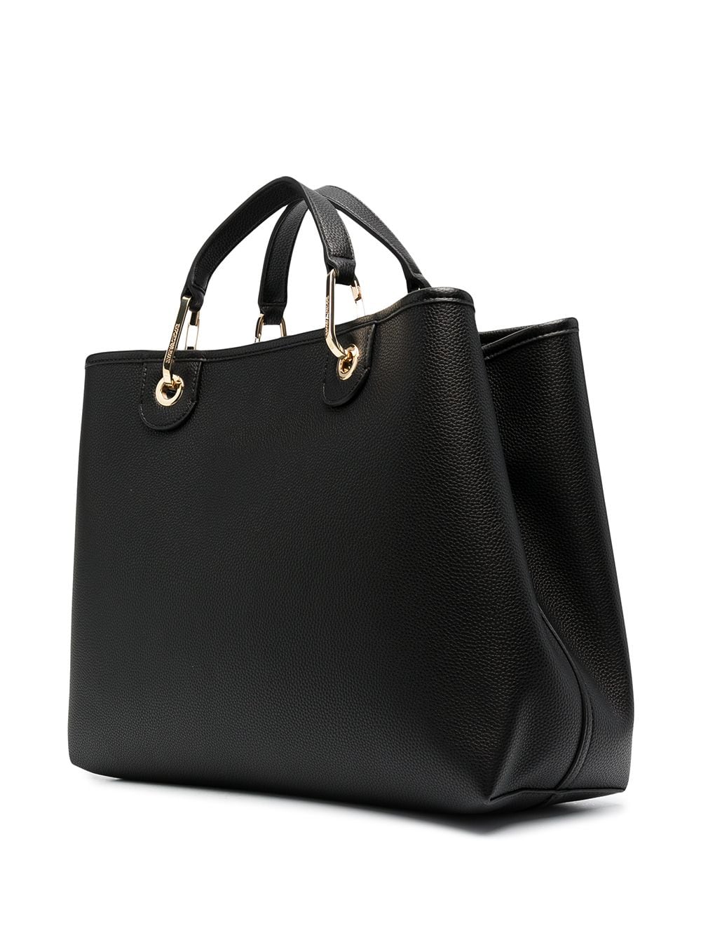 EMPORIO ARMANI CAPSULE Bags.. Black Shopper Emporio Armani