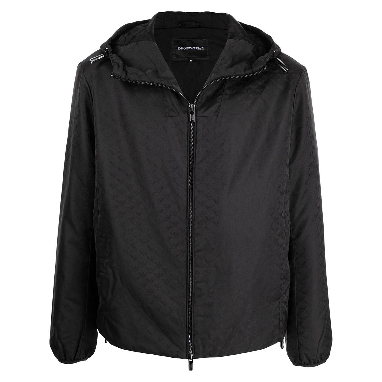 Emporio Armani Coats Black Jackets Emporio Armani