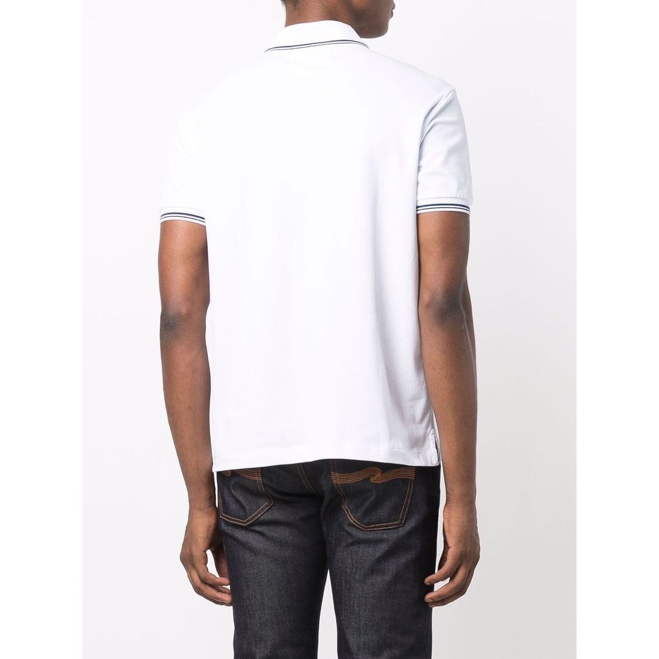 Emporio Armani T-shirts and Polos White Topwear Emporio Armani