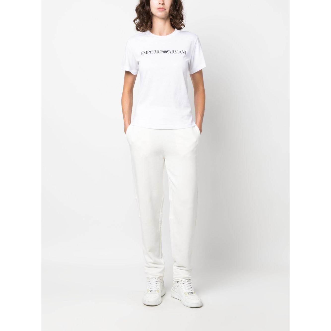 Emporio Armani T-shirts and Polos White Topwear Emporio Armani